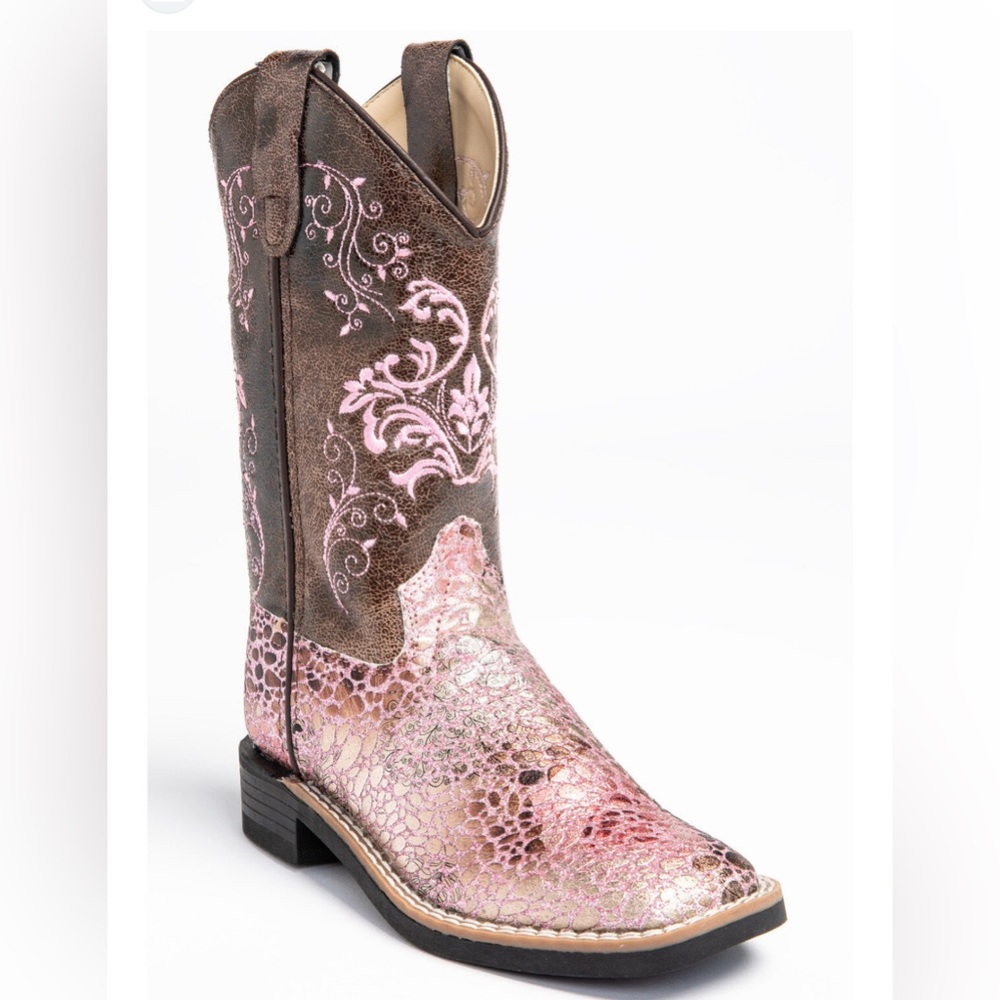 SHYANNE GIRLS' ARIA FAUX LEATHER WESTERN BOOTS - SQUARE TOE from Boot Barn
